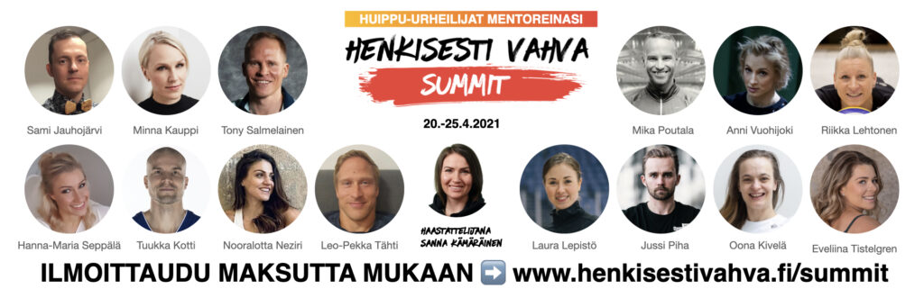 Henkisesti Vahva Summit -mainosjuliste